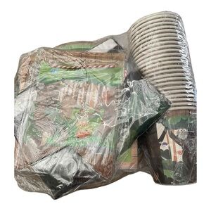 Woodland Forest Party Supplies Set NWT